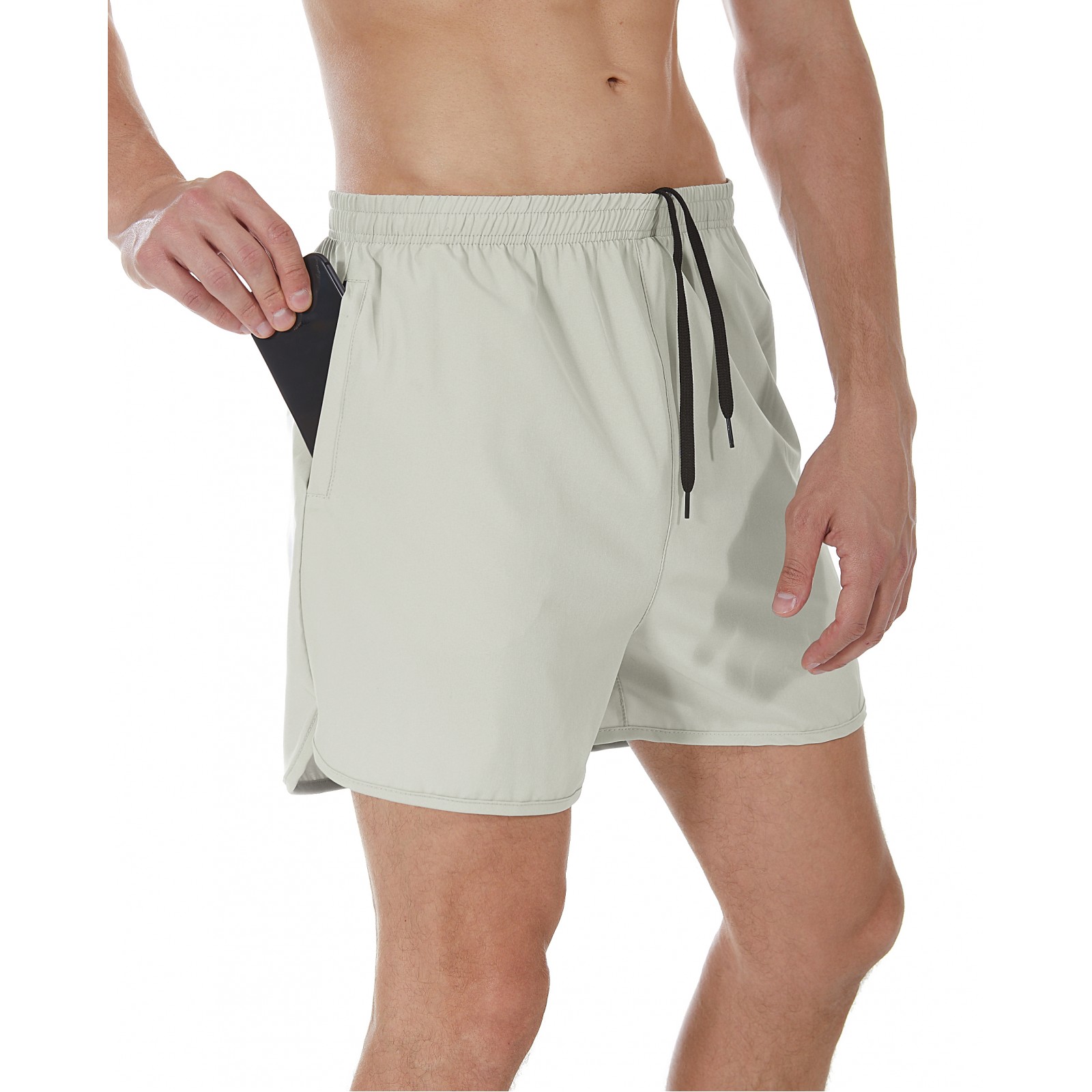 SILKWORLD Athletic Shorts for Women 2 Pack High Waist Running